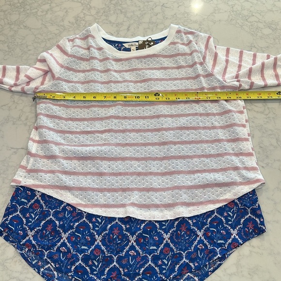 NWT Matilda Jane Heart to Heart Sweet Indulgence Pointelle Top Size Small - Picture 5 of 5